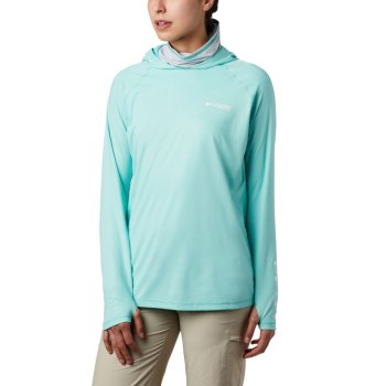 Columbia PFG Tidal Deflector Zero, Sudaderas Con Capucha Grises Para Mujer | 631204-NLA